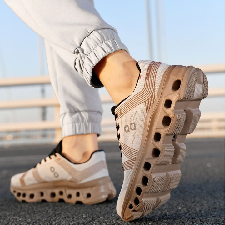 Unisex leichte Straßenlauf-Sneaker mit hochdynamischer Rebound-Zwischensohle und atmungsaktivem Strickoberteil – Norré