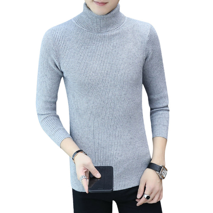 Herren Rollkragenpullover aus hochwertigem Rippenstrick Echoarchiv