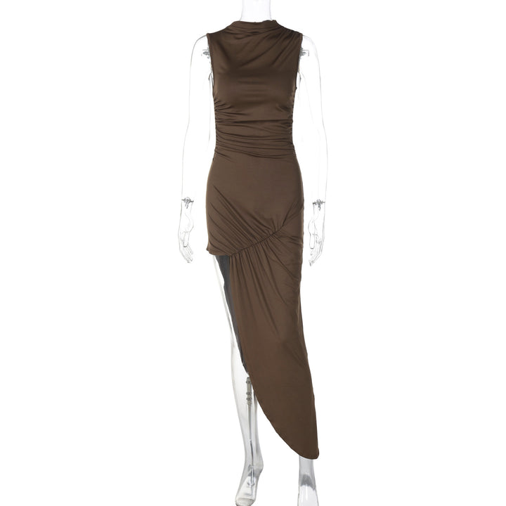 Damen Elegantes Wickelkleid mit asymmetrischem Saum Echo Archiv