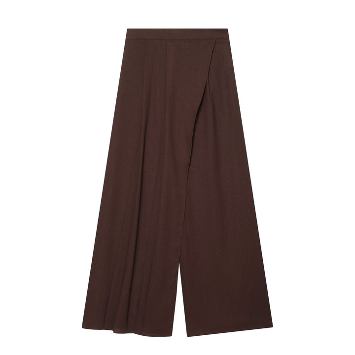 Damen Weite High-Waist Culotte mit Wickeloptik und ausgestelltem Bein Echo Archiv
