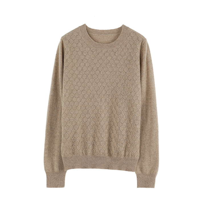 Damen Ultraleichter Mockneck-Pullover aus kaschmirähnlichem Feinstrick mit verlängerter Saumlinie Echoarchiv