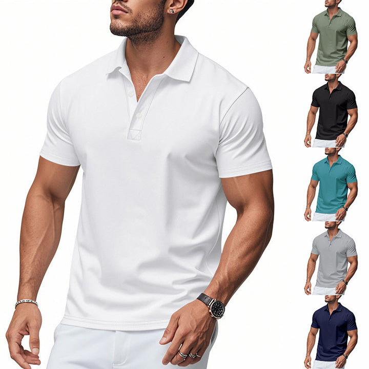 Herren Polohemd mit Echoarchivrnem Schnelltrocknungsstoff und eleganter Passform Echoarchiv