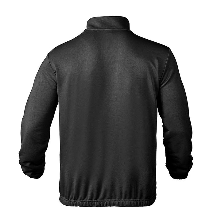 Herren modisches Sweatshirt mit Kragen und Lederdetails Echoarchiv