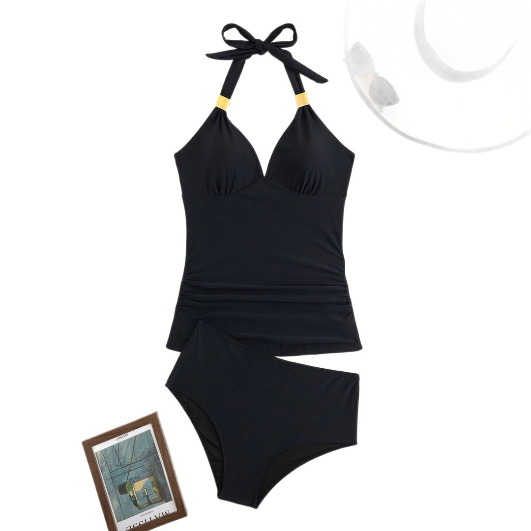 Damen Tankini mit verstellbaren Trägern und figurformendem Schnitt Echo Archiv