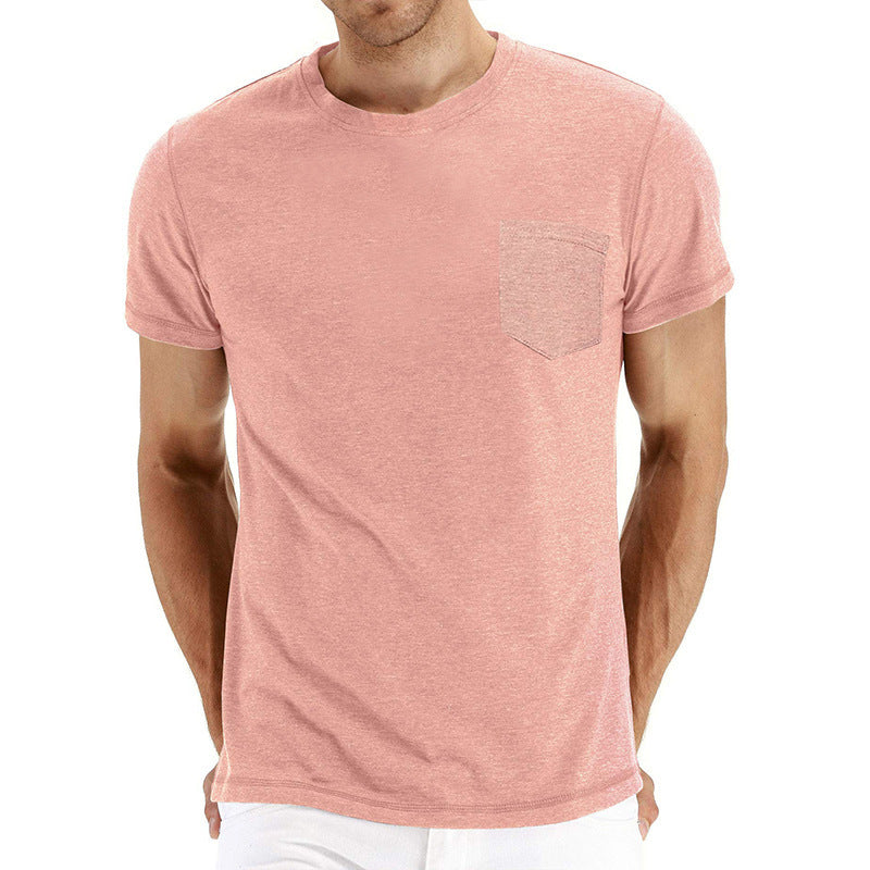 Herren Rundhals T-Shirt aus atmungsaktivem weichem Baumwollmix Echoarchiv