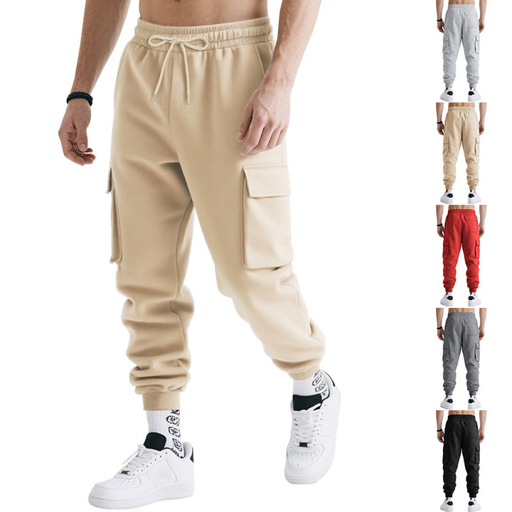 Herren Cargo-Jogginghose mit seitlichen Taschen und elastischem Bund Echoarchiv