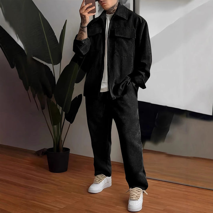 Herren Flanelljacke mit praktischen Taschen Echoarchiv