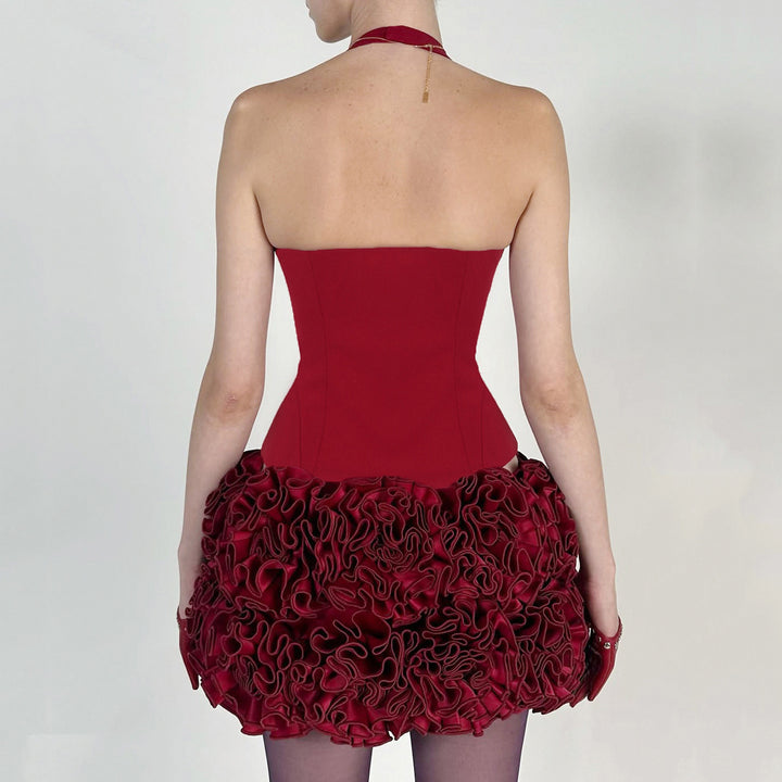 Damen-Haltertop mit raffinierten Zipp-Details und Baumwollmix Echo Archiv