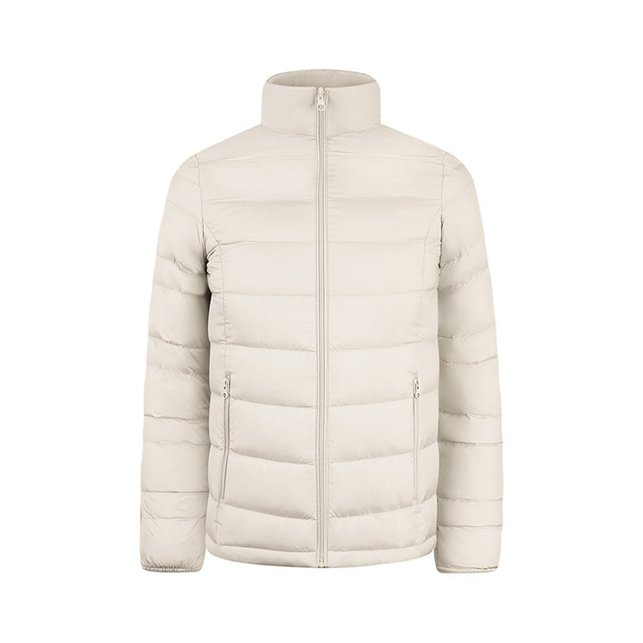 Herren Ultraleichte gesteppte Daunenimitat-Jacke mit Stehkragen Echo Archiv