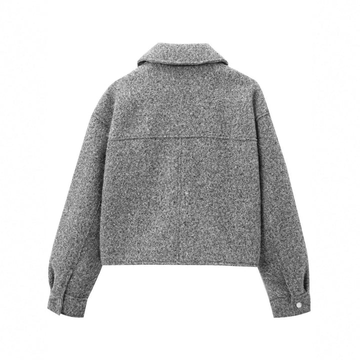 Damen Elegante Oversize-Jacke mit Detailtaschen Echo Archiv