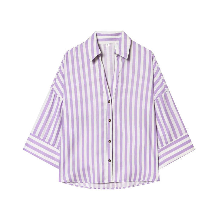 Damen Hemdblusenshirt mit lässigem Schnitt und eleganten 3/4-Ärmeln Echo Archiv