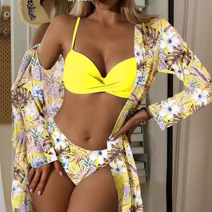 Damen Strandkimono mit floralem Design Echo Archiv