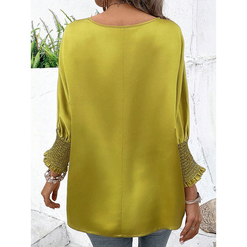 Damen elegantes Blusentop mit trendigen Puffärmeln Echo Archiv