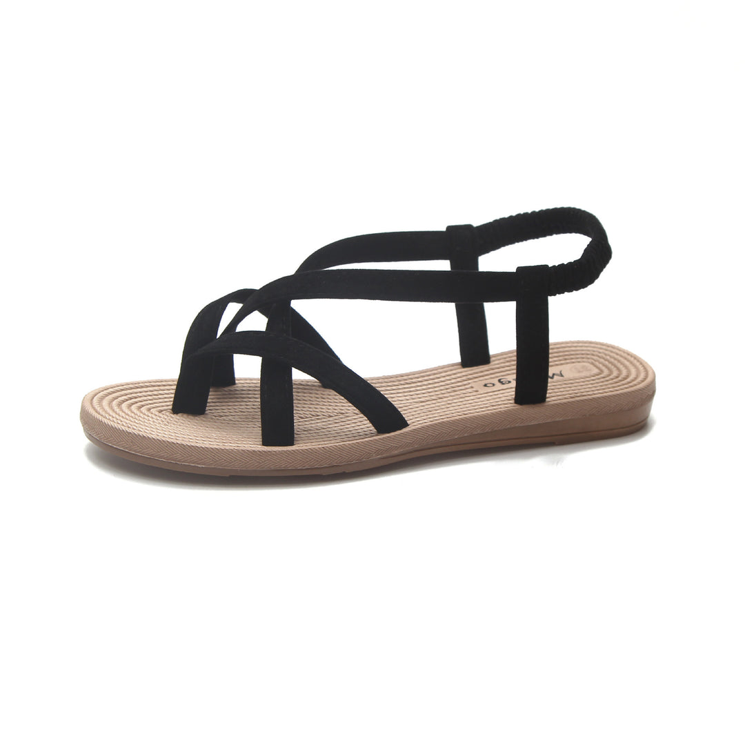 Damen nan Riemchensandalen mit elastischem Fersenriemen und gedämpftem Komfortfußbett Echo Archiv