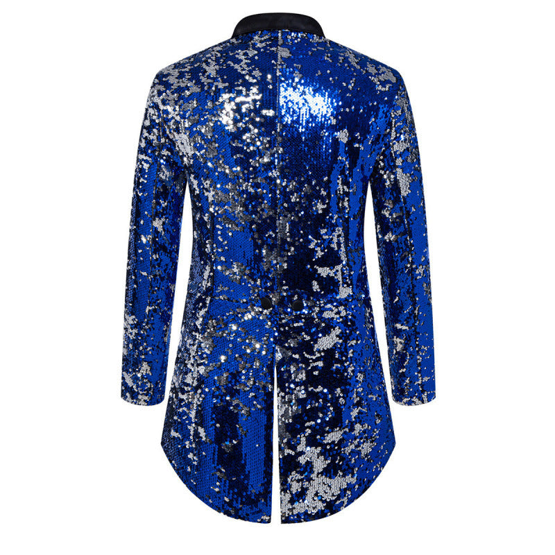 Herren Glitzernde Paillettenjacke Echoarchiv