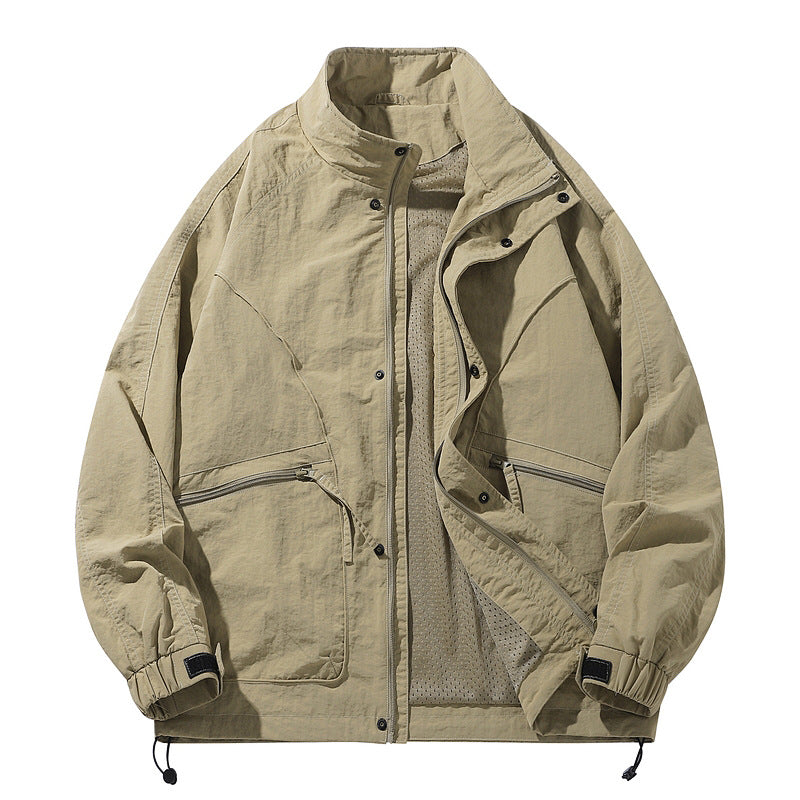 Herren Leichte Übergangsjacke mit vielseitigen Taschen Echo Archiv