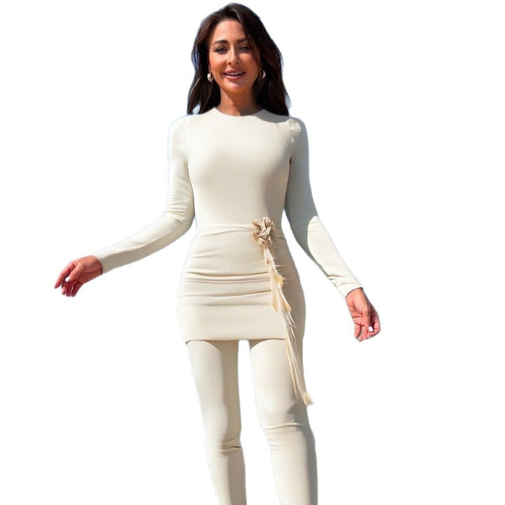 Damen eleganter Sport-Schwimmanzug mit Figur formenden Details Echo Archiv