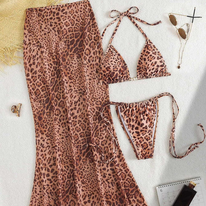 Damen Triangel-Bikini mit seitlichem Slip und verstellbaren Bändern Echo Archiv