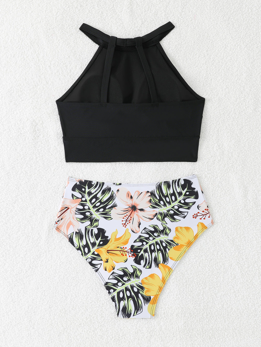 Damen Bikini-Set mit hohem Bund und sportlichem Oberteil Echo Archiv