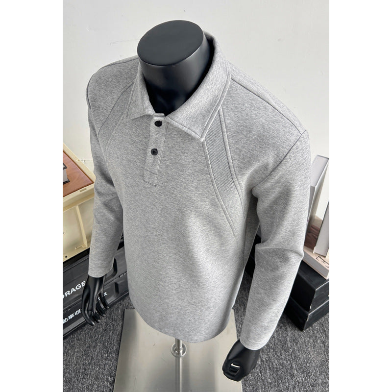 Herren Sport Langarm Polo Shirt Echo Archive