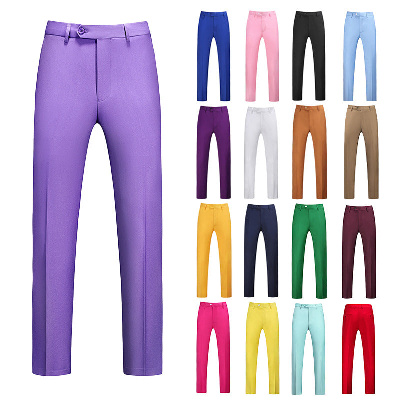 Herren nan schlanke Premium-Bügelfaltenhose mit Stretchbund und knitterarmem Gewebe Echo Archiv