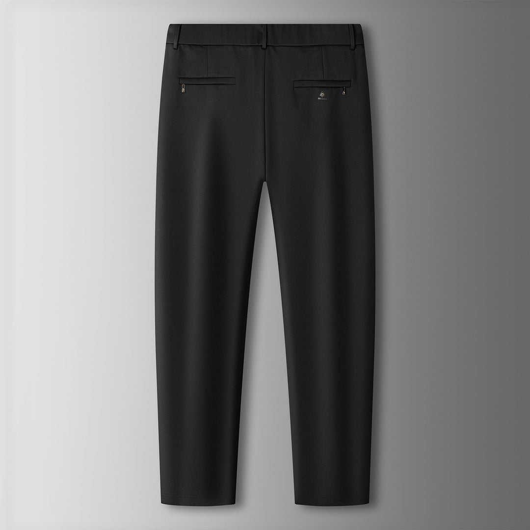 Herren Schlanke Business-Casual Chinohose mit tapered Bein und Stretchanteil Echoarchiv