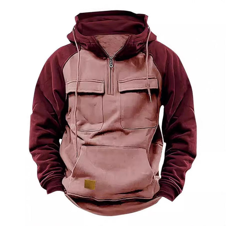 Herren funktionale Kapuzenjacke mit praktischen Taschen Echoarchiv