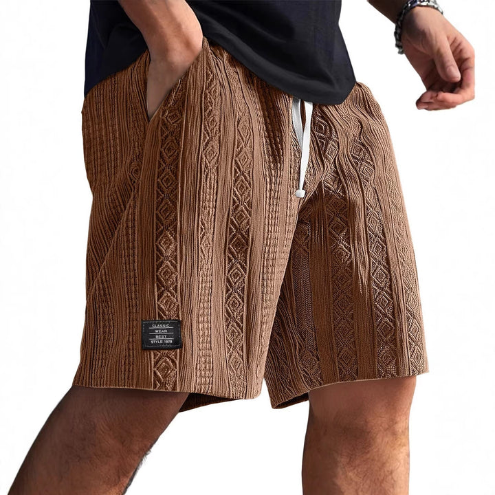 Herren Stilvolle Freizeithosen im lässigen Strickdesign Echoarchiv