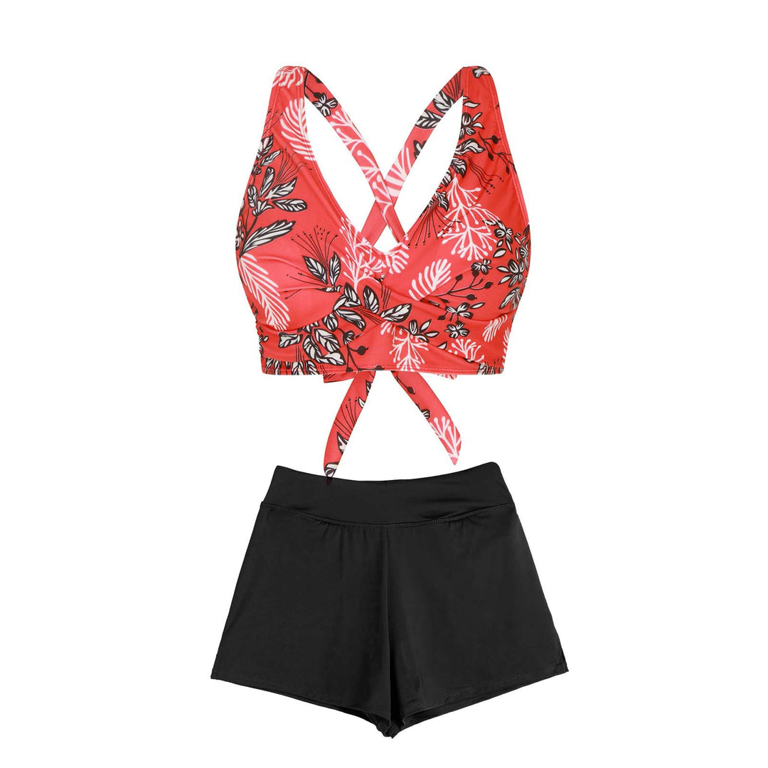 Damen Zweiteiliger Badeanzug mit floralem Design Echo Archiv