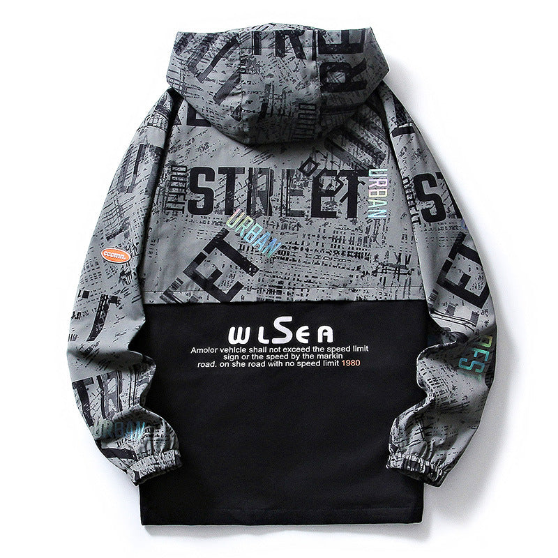 Herren Sportliche Jacke mit Grafischem Design Echo Archiv