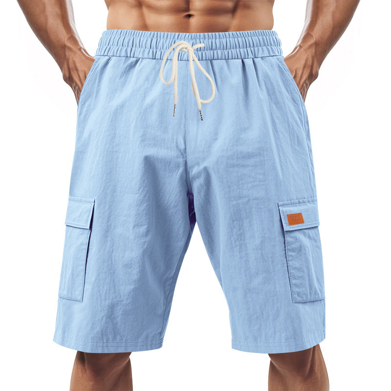 Herren Cargo-Shorts mit vielseitigen Taschen und elastischem Bund Echoarchiv