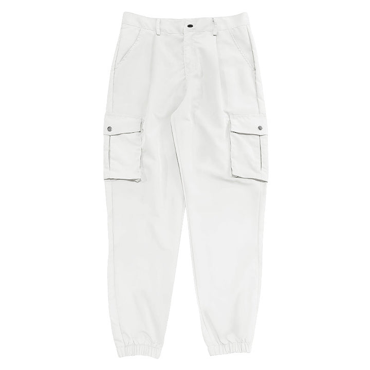 Herren Cargo-Hose mit elastischem Bund und großen Taschen Echoarchiv