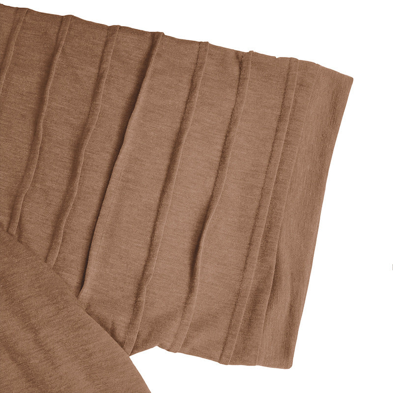 Herren Kurzarm-Henley-Shirt mit eleganter Knopfleiste und modischen Akzenten Echoarchiv