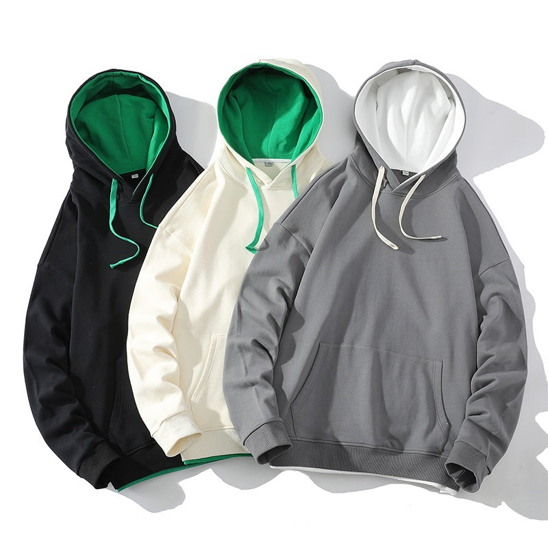 Unisex Oversize‑Kapuzensweatshirt mit Kontrastfutter, Kängurutasche & Tropfenärmeln Echoarchiv