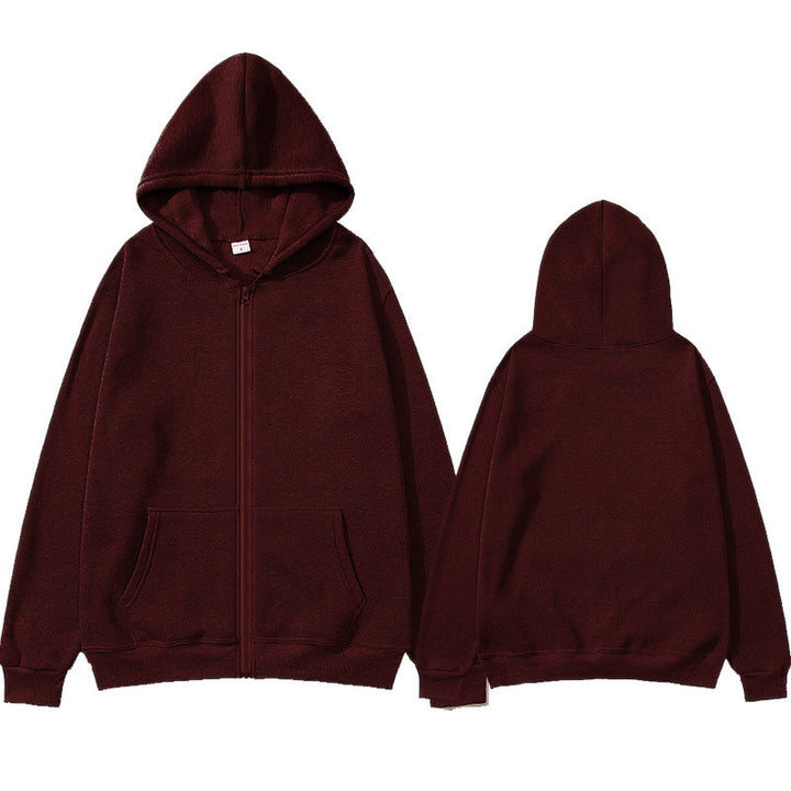 Unisex Zip-Hoodie mit robustem Metallreißverschluss, angerauter Fleece-Innenseite, geteilten Eingrifftaschen und verstärkten Nähten Echo Archiv