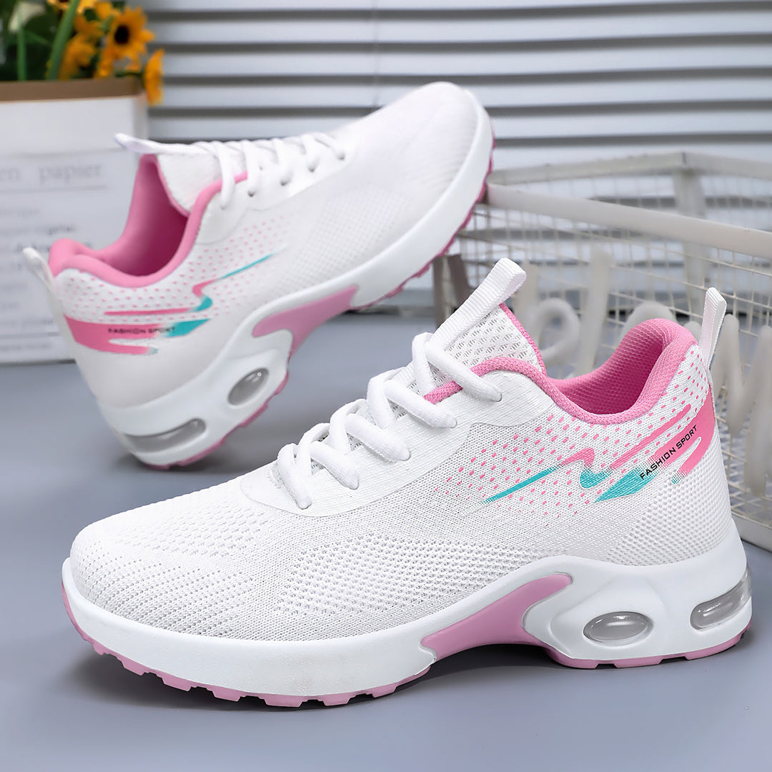 Damen nan sportlicher Mesh-Laufsneaker mit sichtbarer Air-Dämpfung, atmungsaktivem Strickoberteil und ergonomischer Komfortsohle Echo Archiv