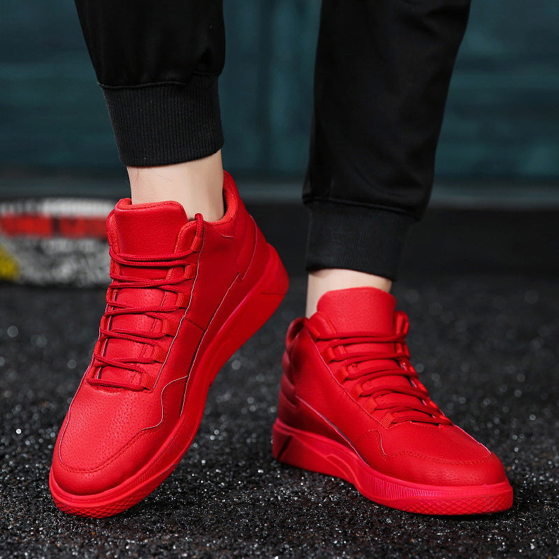 Herren Hohe Freizeit-Sneaker mit gepolstertem Knöchelkragen und strukturierter Komfortsohle – Norré