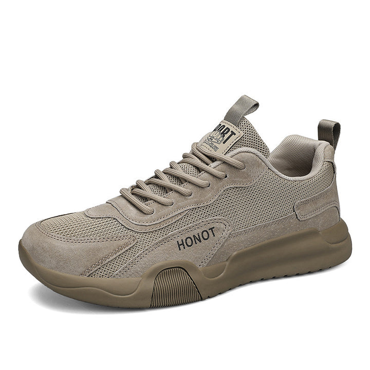 Herren leichte atmungsaktive Casual-Sneaker mit Wildlederoptik, verstärkter Zehenkappe und gedämpfter EVA-Sohle Echo Archiv