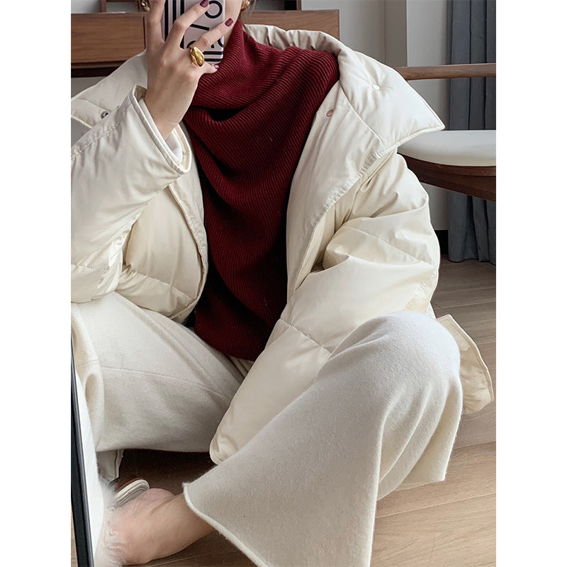Damen Trendige Oversized Daunenjacke Echoarchiv