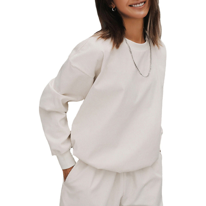 Damen nan strukturierter Cord-Trainingsanzug im Relaxed-Fit mit Bündchenhose Echo Archiv