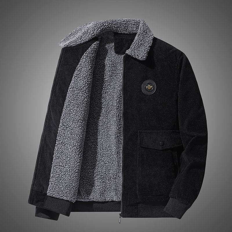 Herren Lässige Steppjacke mit Teddyfutter Echo Archiv 1787797413