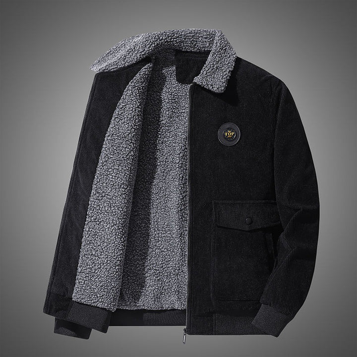 Herren Lässige Steppjacke mit Teddyfutter Echo Archiv 1787797413