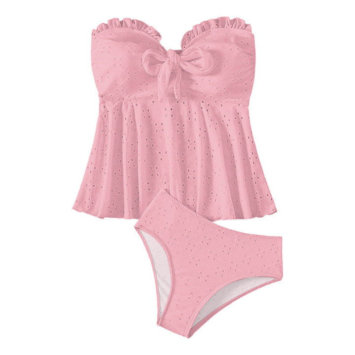 Damen Bustier-Badeanzug mit elegantem Rüschendesign Echo Archiv