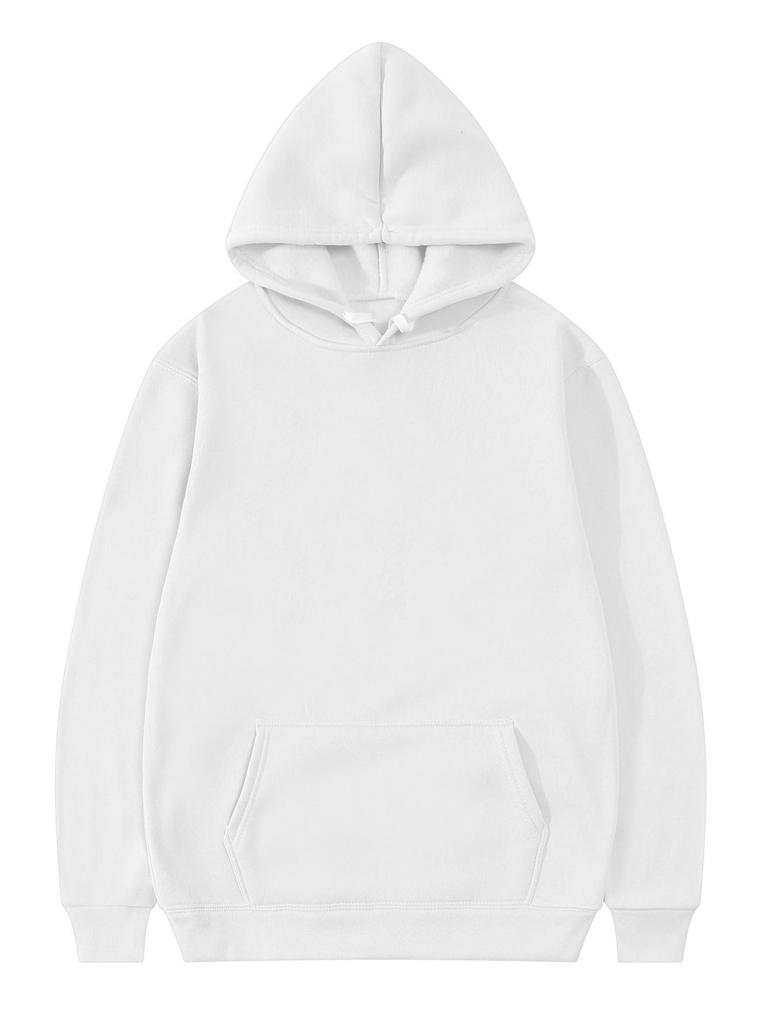 Unisex Oversized Kapuzenpullover aus schwerer Baumwollmischung mit Kängurutasche und gerippten Bündchen Echoarchiv