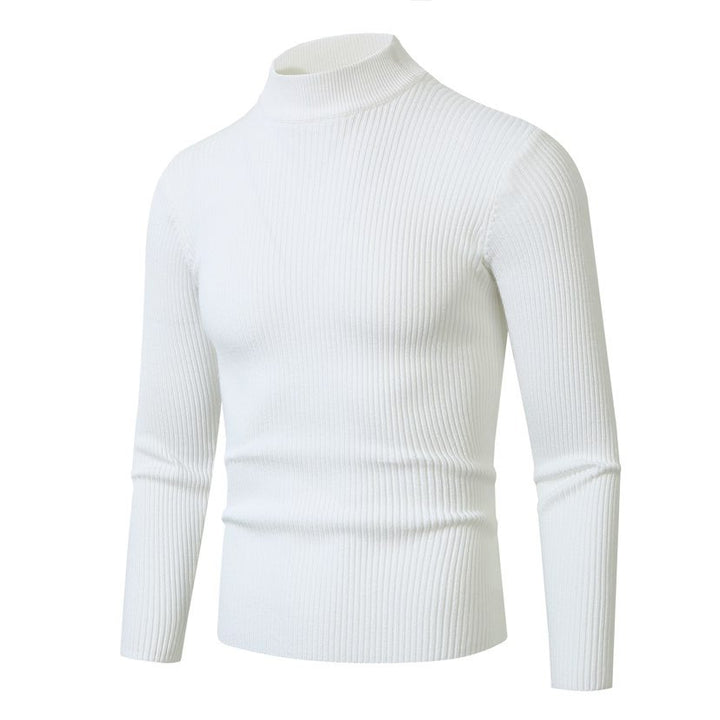Herren Rollkragenpullover aus hochwertiger Rippenstruktur Echoarchiv
