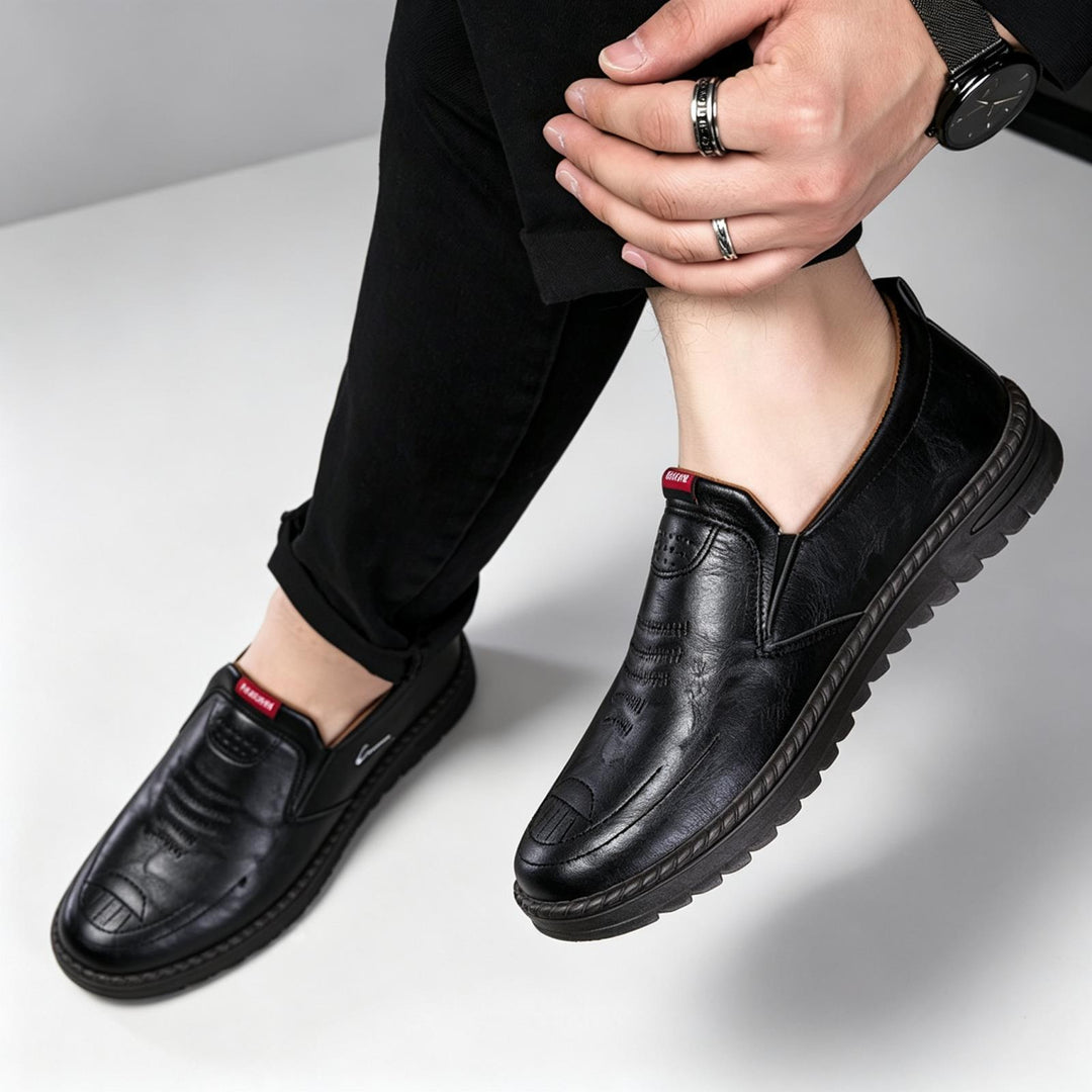 Herren Bequeme Slip-On Mokassins Echoarchiv