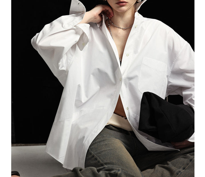Damen Oversized Hemd Echoarchiv