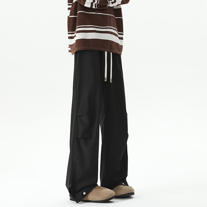 Damen Weite Cargo-Loungehose mit elastischem Bund, Tunnelzug und verstellbarem Saum Echo Archiv