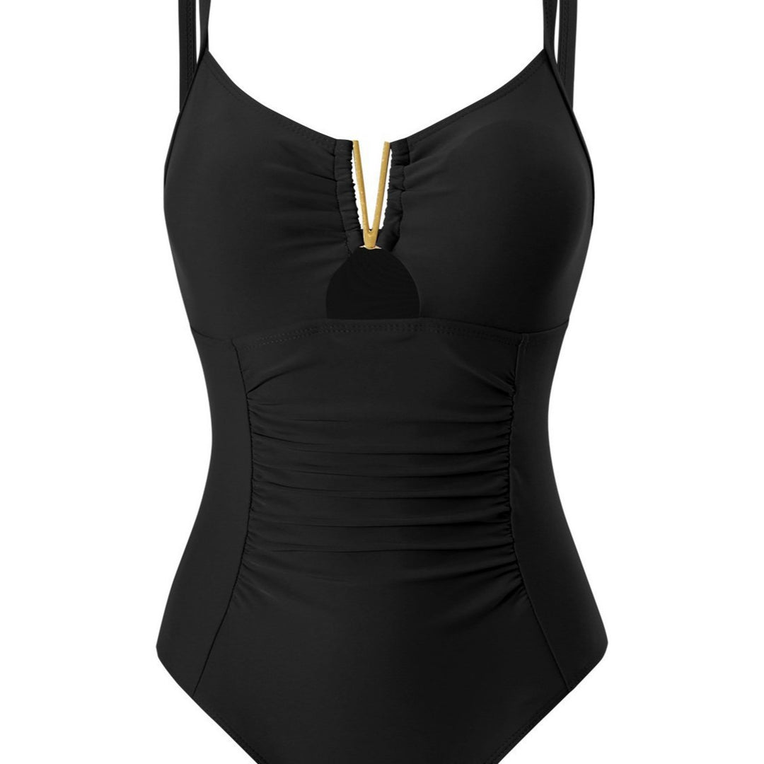 Damen Schwimmanzug mit Raffungen und elegantem Dekor Echo Archiv