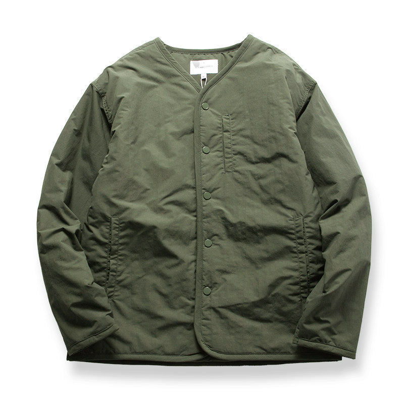 Herren Fleece-Innenjacke mit Druckknöpfen Echo Archiv